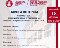 Tavola rotonda "Autotutela amministrativa e tributaria" Tavola rotonda "Autotutela amministrativa e tributaria"