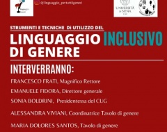 Strumenti e tecniche del linguaggio inclusivo di genere Strumenti e tecniche del linguaggio inclusivo di genere