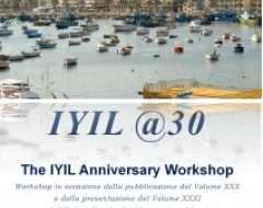 The IYIL Anniversary Workshop The IYIL Anniversary Workshop