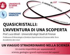 San Giovanni V.no: conferenza "Quasicristalli: l’avventura di una scoperta" San Giovanni V.no: conferenza "Quasicristalli: l’avventura di una scoperta"