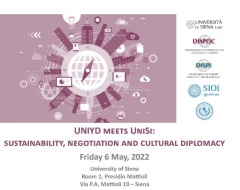 UNIYD meets UniSi: sustainability, negotiation and cultural diplomacy UNIYD meets UniSi: sustainability, negotiation and cultural diplomacy