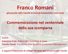 Commemorazione di Franco Romani Commemorazione di Franco Romani