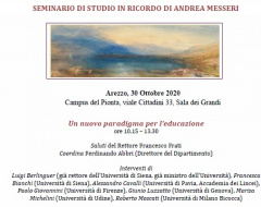 Arezzo: seminario di studio in ricordo di Andrea Messeri Arezzo: seminario di studio in ricordo di Andrea Messeri