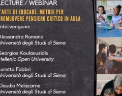 Arezzo: webinar "L’arte di educare. metodi per promuovere pensiero critico in aula"