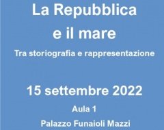 Seminario "La Repubblica e il mare" Seminario "La Repubblica e il mare"