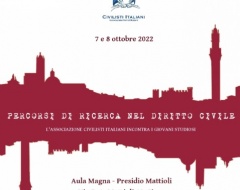 Convegno "Percorsi di ricerca nel diritto civile" Convegno "Percorsi di ricerca nel diritto civile"