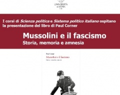 "Mussolini e il fascismo. Storia, memoria e amnesia" "Mussolini e il fascismo. Storia, memoria e amnesia"