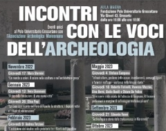 Grosseto: "Incontri con le voci dell'archeologia" Grosseto: "Incontri con le voci dell'archeologia"