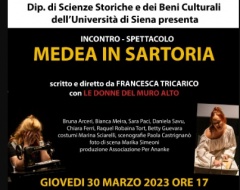 Incontro-spettacolo "Medea in sartoria" Incontro-spettacolo "Medea in sartoria"