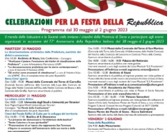 Celebrazioni per la Festa della Repubblica 2023 Celebrazioni per la Festa della Repubblica 2023