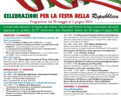 Celebrazioni per la Festa della Repubblica 2023