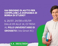Borsa di studio DSU Toscana: incontri informativi a Grosseto