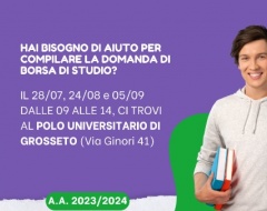 Borsa di studio DSU Toscana: incontri informativi a Grosseto Borsa di studio DSU Toscana: incontri informativi a Grosseto