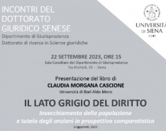 Presentazione libro di Claudia Morgana Cascione "Il lato grigio del diritto" Presentazione libro di Claudia Morgana Cascione "Il lato grigio del diritto"