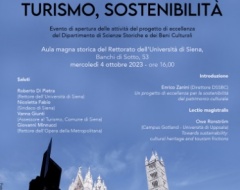 Lectio magistralis del prof. Owe Ronström “Towards sustainability: cultural heritage and tourism frictions” Lectio magistralis del prof. Owe Ronström “Towards sustainability: cultural heritage and tourism frictions”