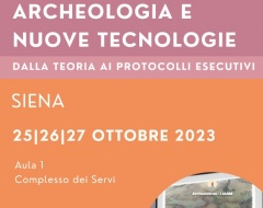 Convegno "Archeologia e nuove tecnologie" Convegno "Archeologia e nuove tecnologie"
