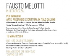 Giornate di studio "Fausto Melotti. In leggerezza"