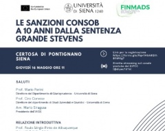 "Le sanzioni Consob a 10 anni dalla sentenza Grande Stevens" "Le sanzioni Consob a 10 anni dalla sentenza Grande Stevens"
