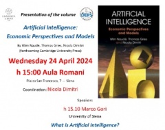 “Artificial Intelligence: Economic Perspectives and Models” “Artificial Intelligence: Economic Perspectives and Models”