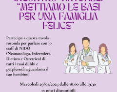 "Mettiamo le basi per una famiglia felice" "Mettiamo le basi per una famiglia felice"