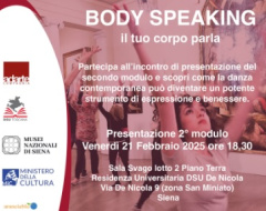 progetto “Body Speaking – Il tuo corpo parla” progetto “Body Speaking – Il tuo corpo parla”