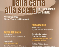 giornata di studio “Dalla carta alla scena: la trasmissione nel balletto” giornata di studio “Dalla carta alla scena: la trasmissione nel balletto”