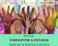 “Apple per la didattica a distanza”