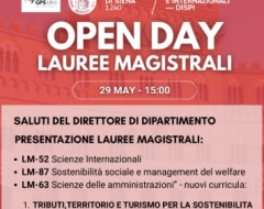 Open Day lauree magistrali dipartimento Scienze politiche e internazionali Open Day lauree magistrali dipartimento Scienze politiche e internazionali