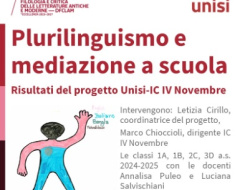 Plurilinguismo e mediazione a scuola Plurilinguismo e mediazione a scuola