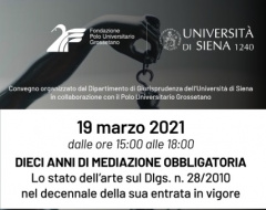 Convegno "Dieci anni di mediazione obbligatoria" Convegno "Dieci anni di mediazione obbligatoria"