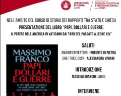 Presentazione del libro "Papi, dollari e guerre"