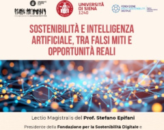 Lectio magistralis su sostenibilità e intelligenza artificiale Lectio magistralis su sostenibilità e intelligenza artificiale