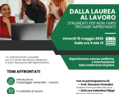 Dalla laurea al lavoro: strumenti per non farsi trovare impreparati