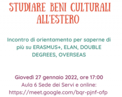 Studiare beni culturali all'estero