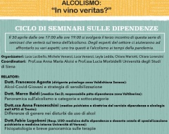 “Alcolismo: in vino veritas?” “Alcolismo: in vino veritas?”
