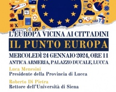 Lucca: “L'Europa sempre più vicina ai cittadini. Il Punto Europa” Lucca: “L'Europa sempre più vicina ai cittadini. Il Punto Europa”