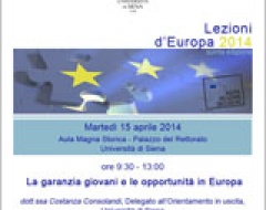 thumb "La garanzia giovani e le opportunità in Europa"