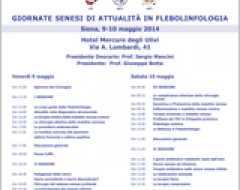 Convegno “Giornate senesi di attualità in flebolinfologia” thumb