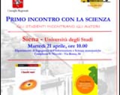 Primo incontro con la scienza. Gli studenti incontrano gli autori