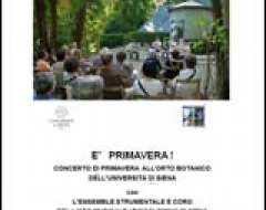 concerto di primavera Orto botanico