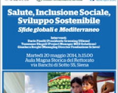 incontro "Salute, inclusione sociale, sviluppo sostenibile. Sfide globali e Mediterraneo" thumb