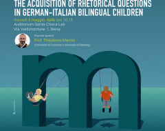 Seminario del linguista Theodoros Marinis