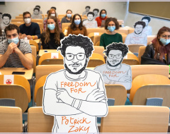 Una sedia per Patrick Zaky Una sedia per Patrick Zaky