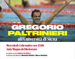 Gregorio Paltrinieri ospite dell'Università di Siena 