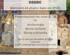 Digital Open Day Lauree magistrali dipartimento Scienze storiche e dei beni culturali