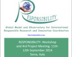 thumb RESPONSIBILITY‐ Workshop and 4rd Project Meeting