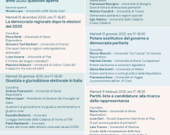 Ciclo di incontri on line “Ripensare la rappresentanza” Ciclo di incontri on line “Ripensare la rappresentanza”