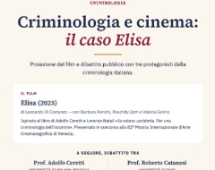 Criminologia e cinema: il caso Elisa Criminologia e cinema: il caso Elisa