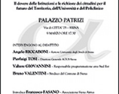 "Sanità, a Siena tutto bene?"