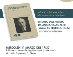 Ritratto dell'artista da anarchico e altri saggi su Federigo Tozzi Ritratto dell'artista da anarchico e altri saggi su Federigo Tozzi